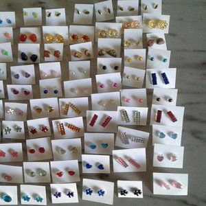 jewelry earrings 12 pairs random styles